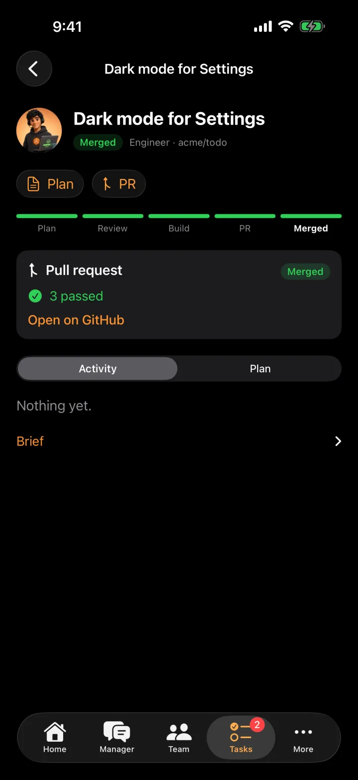 Pull request merged, 3 checks passed